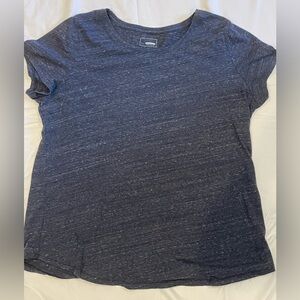 Sonoma Heathered Navy Short Sleeve Tee
